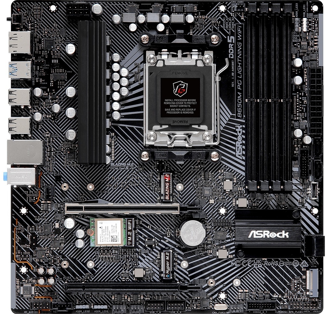 Материнская плата ASRock B650M PG Lightning WIFI