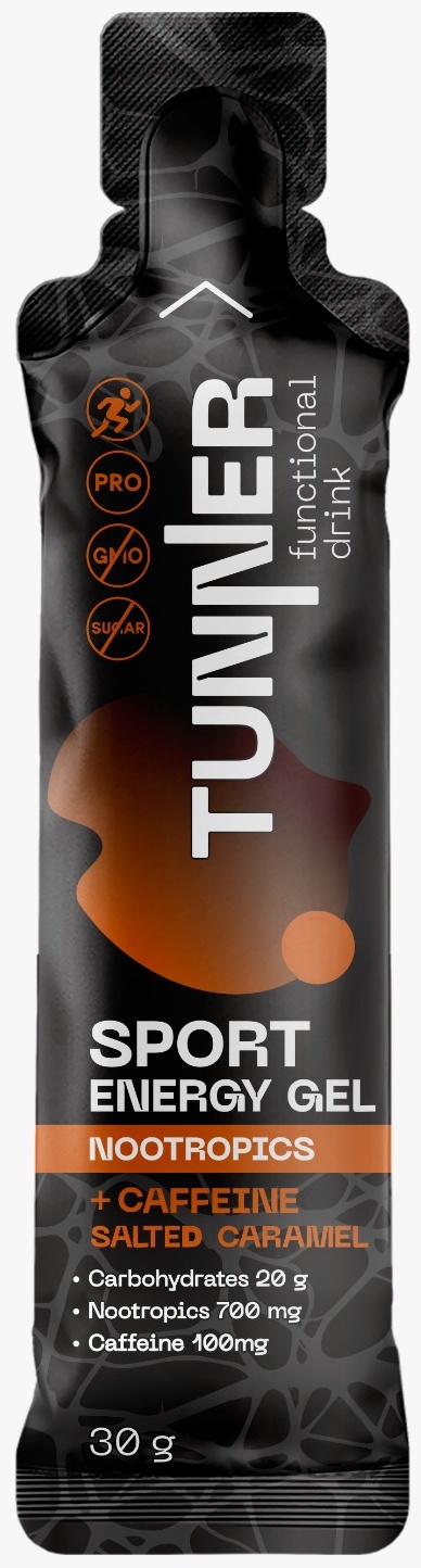 TUNNER энергетический гель TUNNER Energy Gel Nootropic Соленая карамель Соленая карамель 30 мл