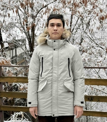 Пуховик FASHION светло-серый