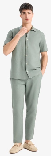 Повседневные брюки DeFacto хаки