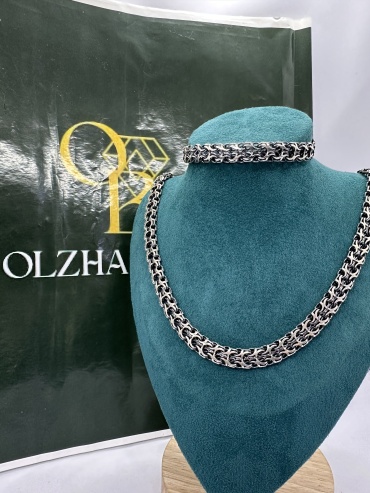 OLZHA BRAND O3 вес 76 г серебро, без вставок