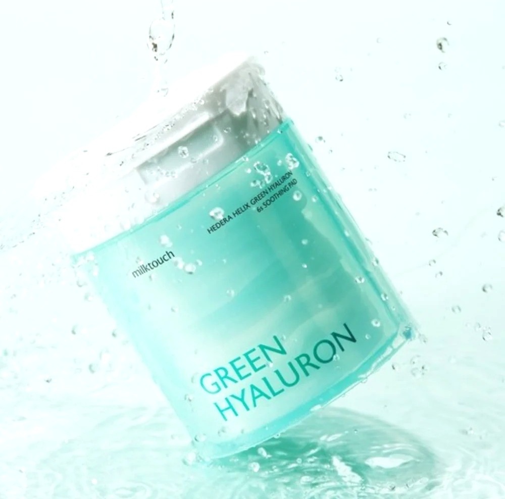 Milk Touch пилинг Hedera Helix Green Hyaluron 6sec Soothing Pad Пилинг-Пэды с Центеллой 60 шт 270 мл