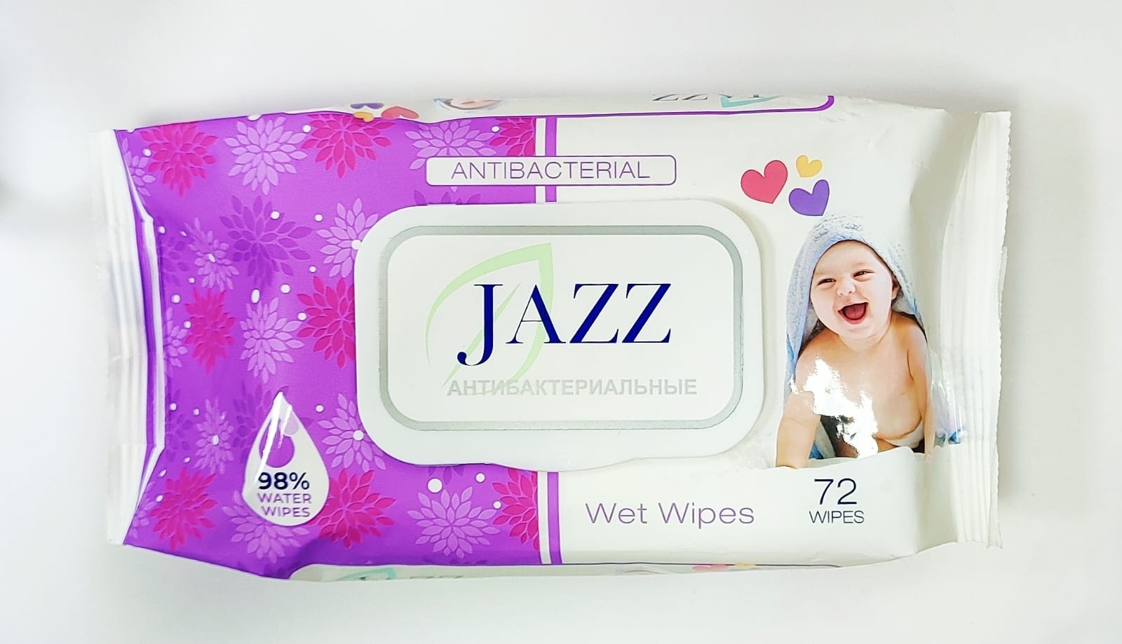 Влажные салфетки JAZZ 72 шт