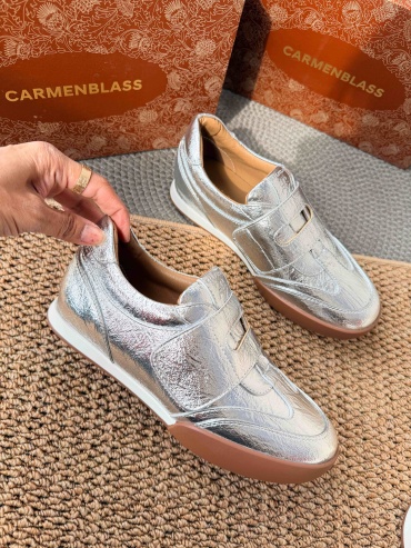 Кроссовки Carmenblass серебристый