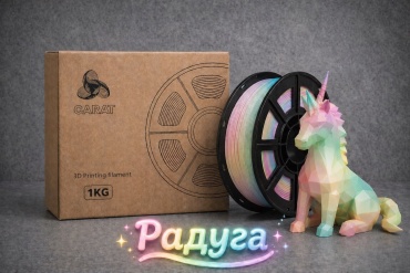 Carat PLA 1.75 мм 1 кг мультиколор