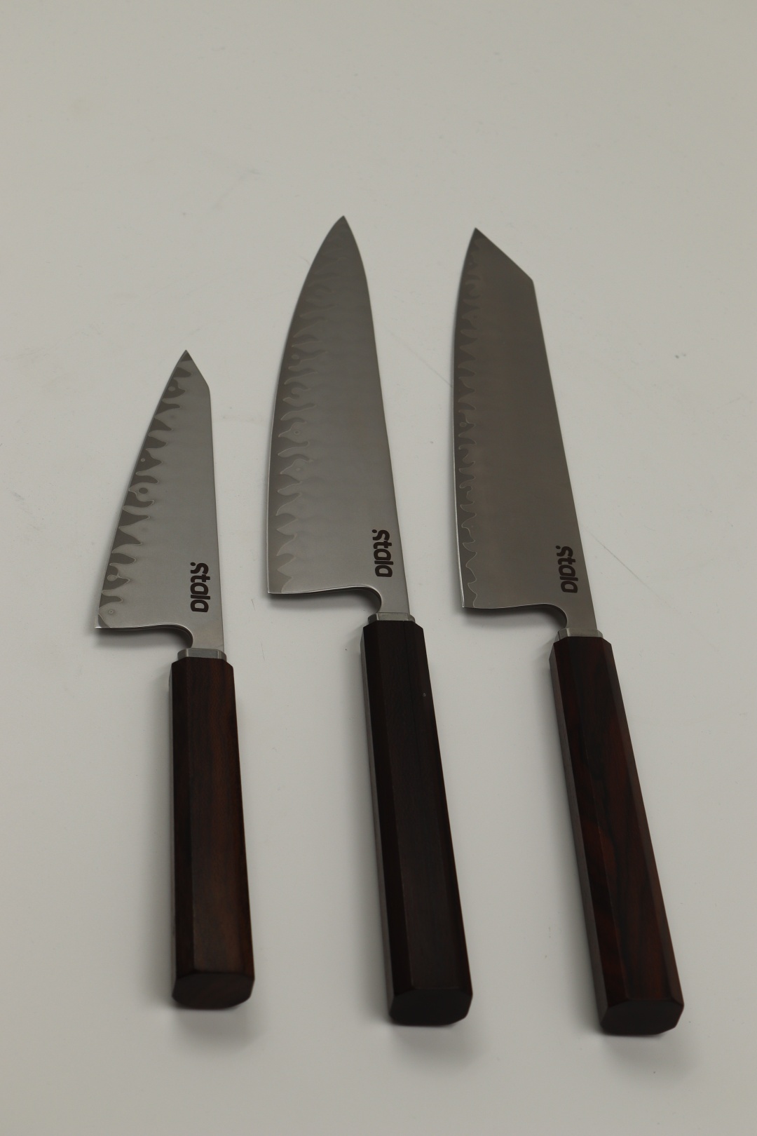 Stala Набор ножей - Kiritsuke, дамасская сталь 3 шт