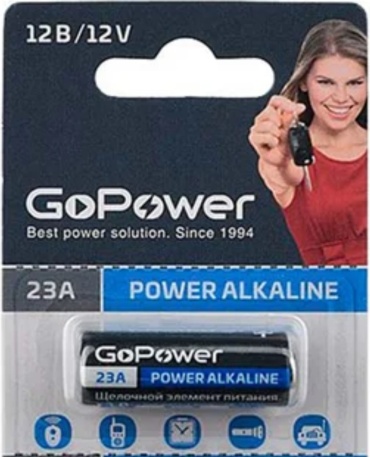 Батарейка A23 GoPower 1 шт