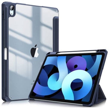 Чехол Mircase для Apple iPad Air 13 (2025) 13 дюйм синий, прозрачный