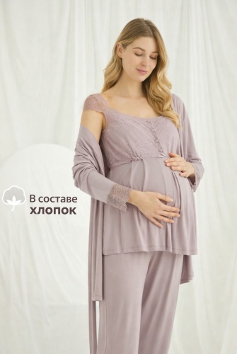 Пижама mamabest бледно-розовый