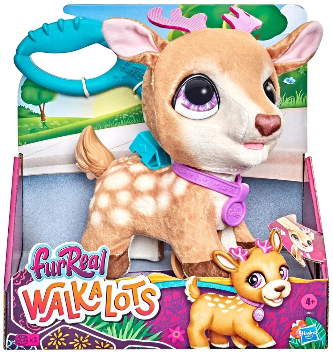 Купить Интерактивная игрушка FurReal Friends Олень на поводке плюш в ...