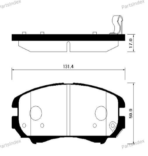 Колодки HSB HP0042