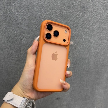 Чехол DEPREMIOS для Apple iPhone 17 Pro оранжевый