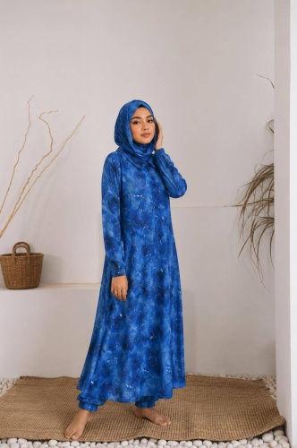 Купальник буркини IN&ME style 2373 синий