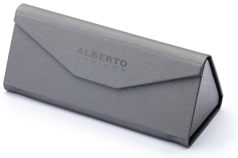 Жесткий футляр Alberto Casiano пластик, 6 x 16 см серый