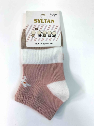 Носки SYLTAN 3253 бежевый, розовый 18, 20