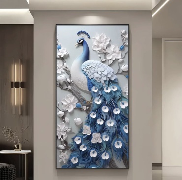 Talasprint 3D-картина Павлин 80x160 см