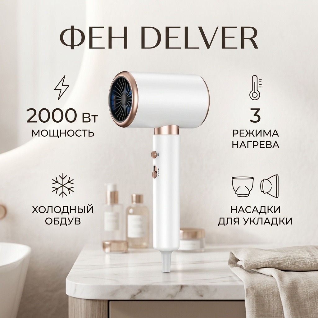 Delver 30089112_237057446 фен белый