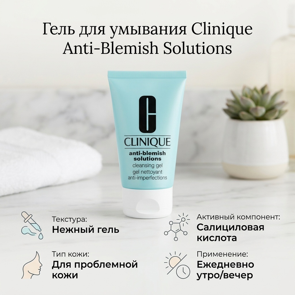 Clinique Anti-Blemish Solutions гель 125 мл