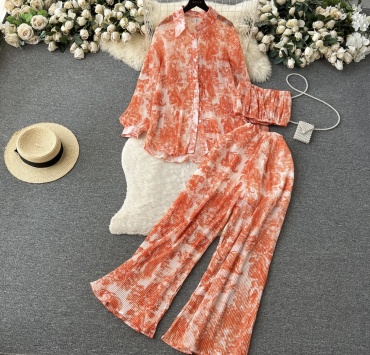 Костюм повседневный FASHION оранжевый