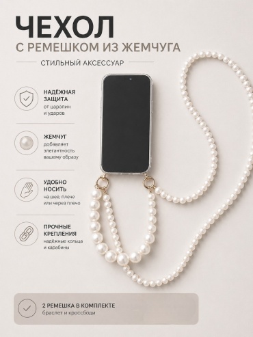 Чехол GUMI для Apple iPhone 13 прозрачный