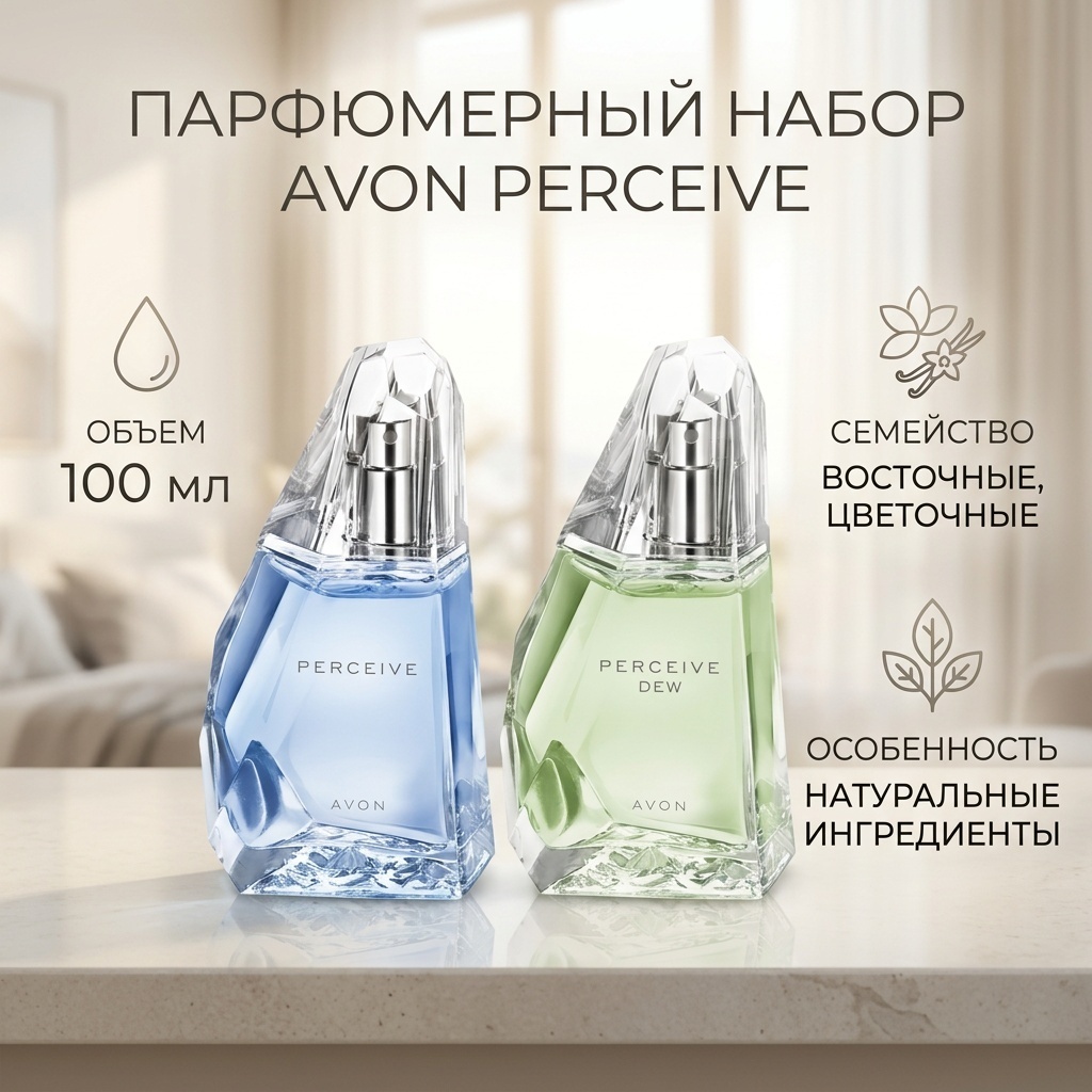 Avon Percieve парфюмерный набор 100 мл, для женщин