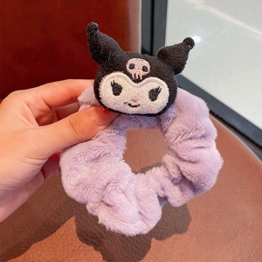 Kuromi резинка 1 шт, черный, фиолетовый