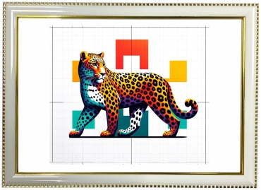 Ansa постер Tiger 21x30 см