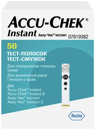 Accu-Chek 50 тест-полоски для глюкометра 50 шт