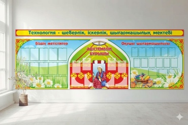 Стенд ИП Ерсұлтан Технология 430x140 см