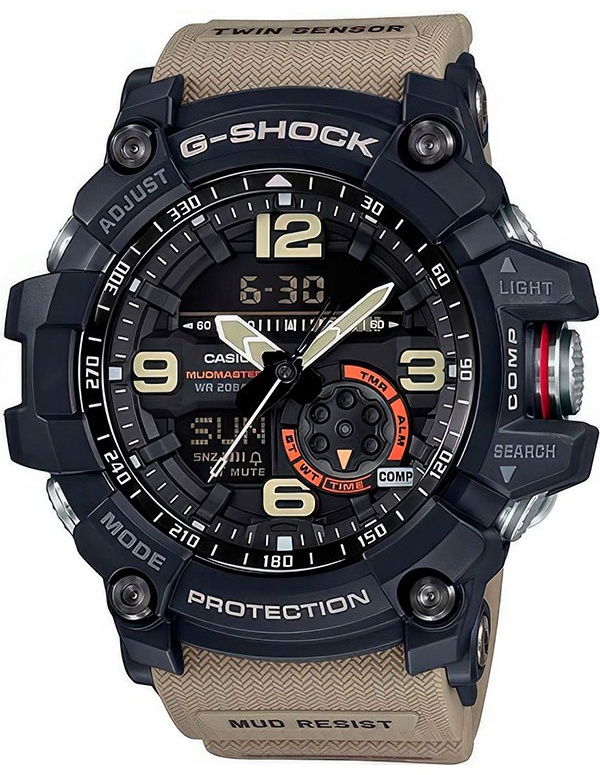 Кварцевые CASIO GG-1000-1A5DR полимерный пластик