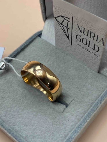 Обручальное кольцо NURIA GOLD 760951243 размер 19 вес 4.22 г золото, без вставок