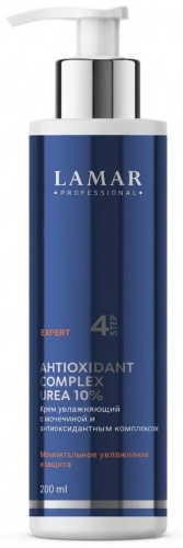 Lamar professional крем ANTIOXIDANT COMPLEX UREA 10%, 200 мл для лица 200 мл