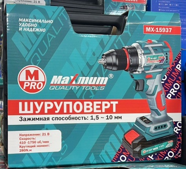 Шуруповерт MAXIMUM DS-1703-01