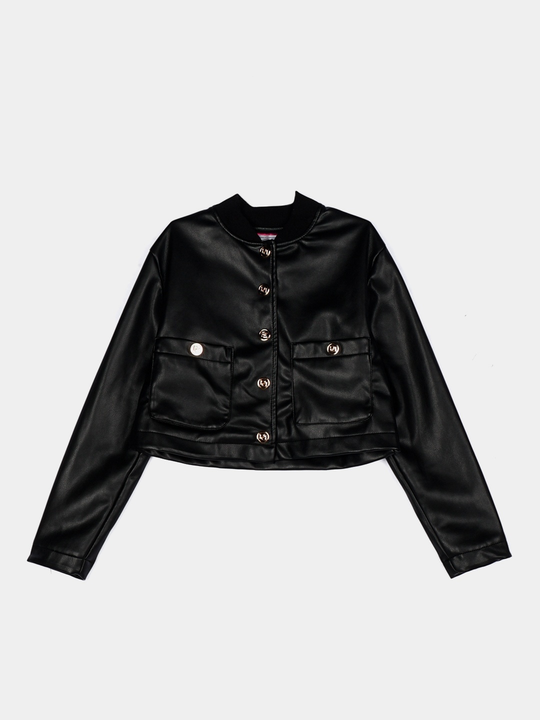 Кожаная куртка PINKO UP черный