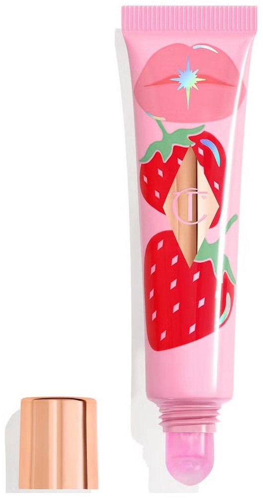 Charlotte Tilbury Unreal Lips Healthy Glow Nectar Oil масло-бальзам для губ Juicylicious Strawberry Vanilla