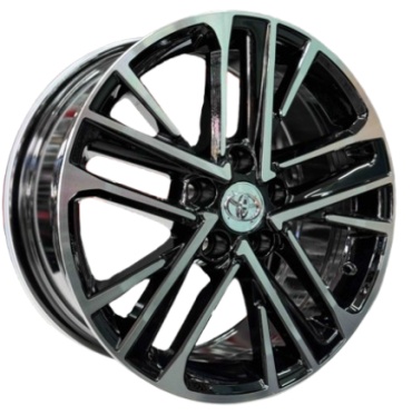 Replay BK5315 8x18/5x114.3 D60.1 ET45 4 диска черный, серебристый