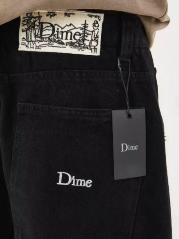 Джинсы прямые DIME черный