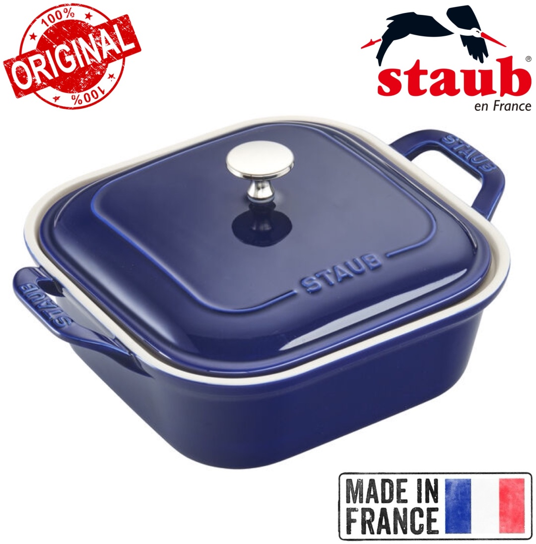 Staub форма Baking Dish Dark Blue , керамика
