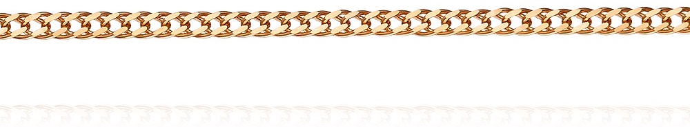 Адамас 55Р225А2 длина 55 см, вес 2.23 г золото, плетение двойной ромб