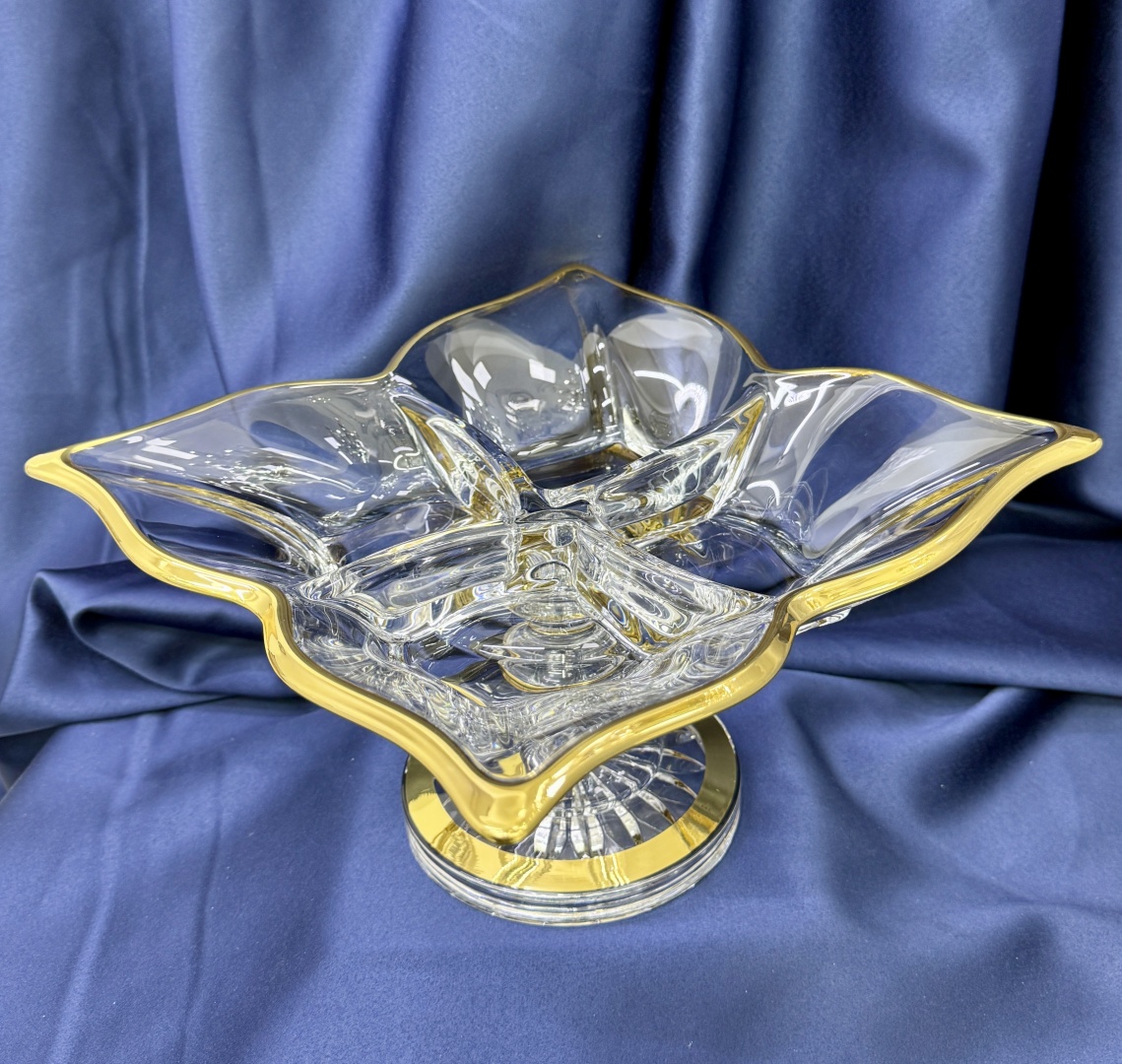Bohemia Crystal менажница Lotus Svetla 21100005436 фигурная 1 шт