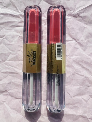 Pink Key Double Touch PK157B блеск для губ Тон 15 светлый нюдовый