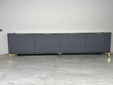 ТВ-тумба напольная 1mebel Diana, 200x50x40 см, темно-серый