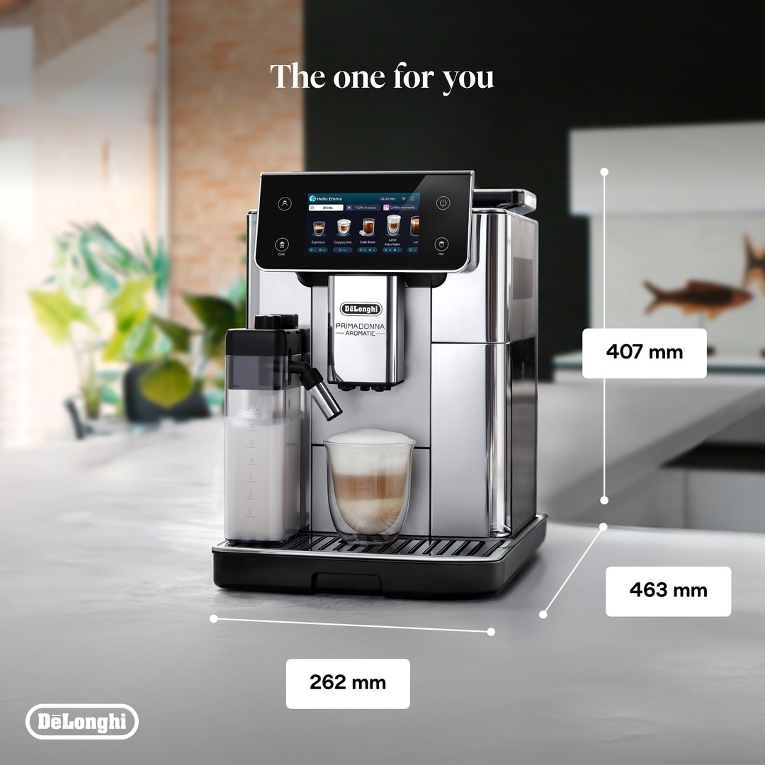Кофемашина Delonghi ECAM-630.55.SSM, Aromatic серебристый — фото 5