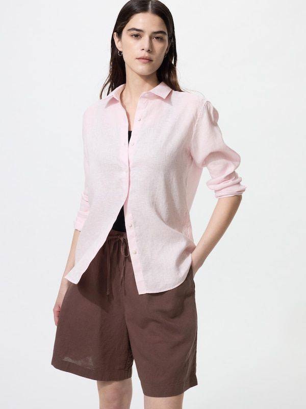 Повседневные шорты Uniqlo коричневый