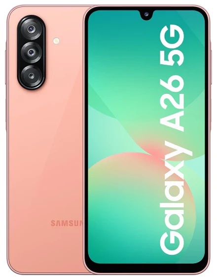 Смартфон Samsung Galaxy A26 5G 6 ГБ/128 ГБ розовый