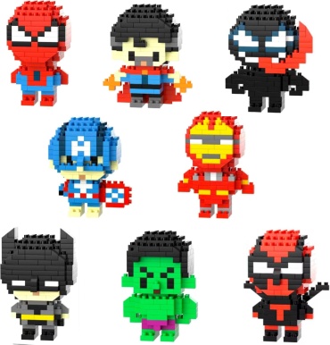 Конструктор Bricks Marvel Super Heroes Q1000, деталей 1000 шт