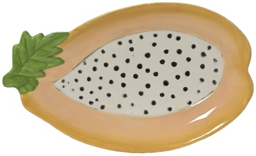 Тарелка Kaemingk 12x20 см, 1 шт, керамика