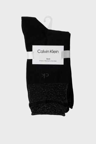 Носки Calvin Klein 4 пары черный One Size