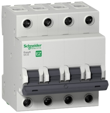 Schneider Electric автоматический выключатель 4P 10 A, 4.5 кА, 400 В