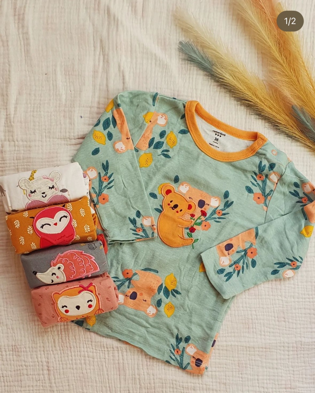 Кофточка carters love мультиколор